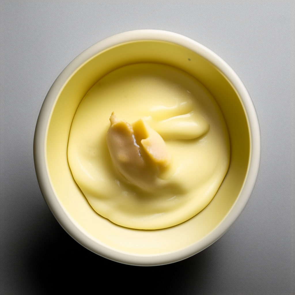 Bowl of smooth, creamy banana baby food purée, no visible pieces, photographed from above with bright studio lighting and razor sharp focus Bowl of smooth, creamy banana baby food purée, no visible pieces, photographed at an angle with bright studio lighting and razor sharp focus Bowl of smooth, creamy banana baby food purée, no visible pieces, photographed straight on with bright studio lighting and razor sharp focus