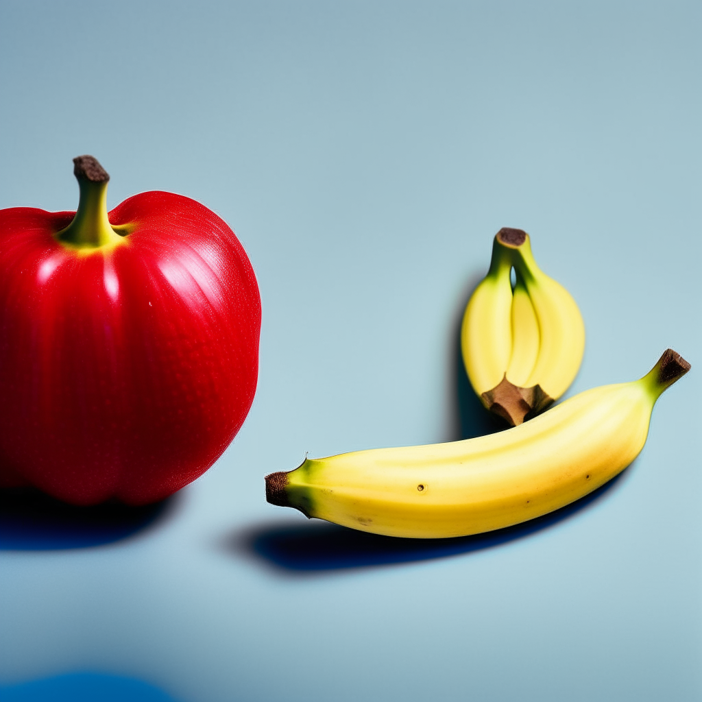 Slice of soft ripe banana for babies 6-9 months old, photographed from above with bright studio lighting and razor sharp focus Slice of soft ripe strawberry for babies 6-9 months old, photographed from above with bright studio lighting and razor sharp focus Slice of soft ripe apple for babies 6-9 months old, photographed from above with bright studio lighting and razor sharp focus