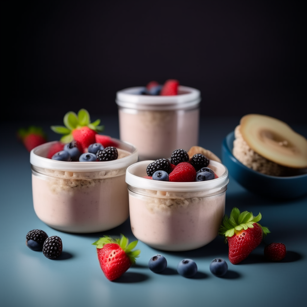 Oats and berry pots for babies, bright studio lighting, razor sharp focus on the oats and berries, fill the frame Oats and berry pots for babies, bright studio lighting, razor sharp focus on the oats and berries, fill the frame Oats and berry pots for babies, bright studio lighting, razor sharp focus on the oats and berries, fill the frame