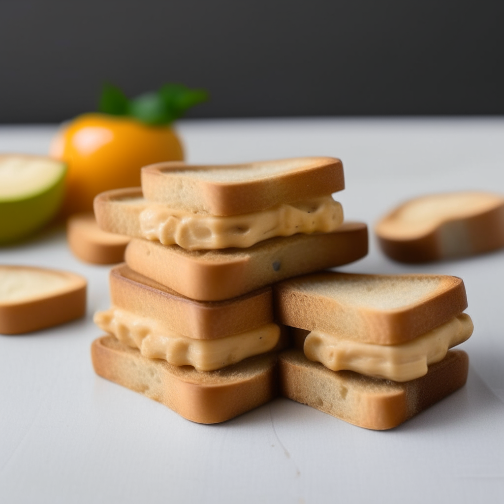 Peanut butter and banana sandwich bites for babies, bright studio lighting, razor sharp focus on the sandwich, fill the frame Peanut butter and banana sandwich bites for babies, bright studio lighting, razor sharp focus on the sandwich, fill the frame Peanut butter and banana sandwich bites for babies, bright studio lighting, razor sharp focus on the sandwich, fill the frame