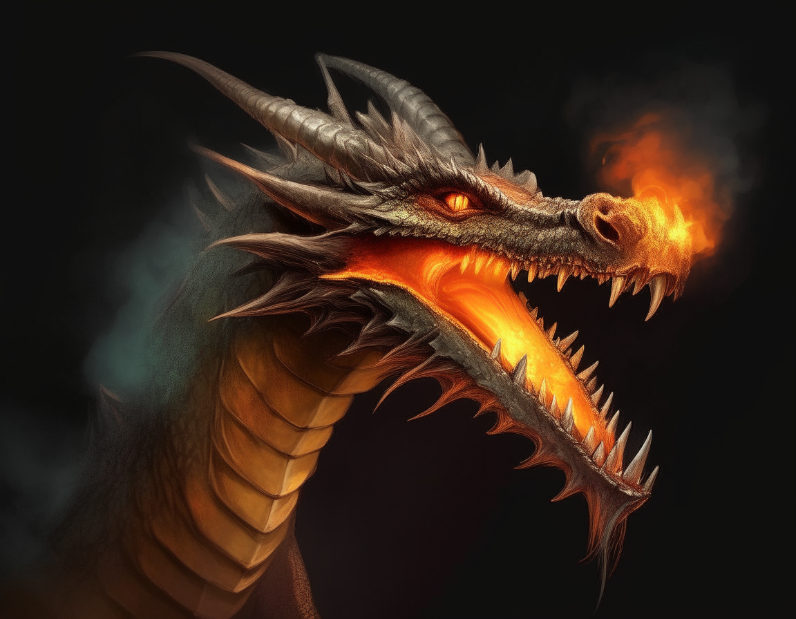 fire breathing dragon