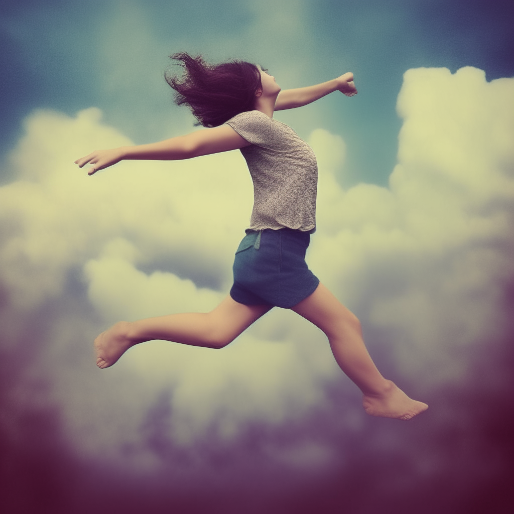 Dreaming to jumping