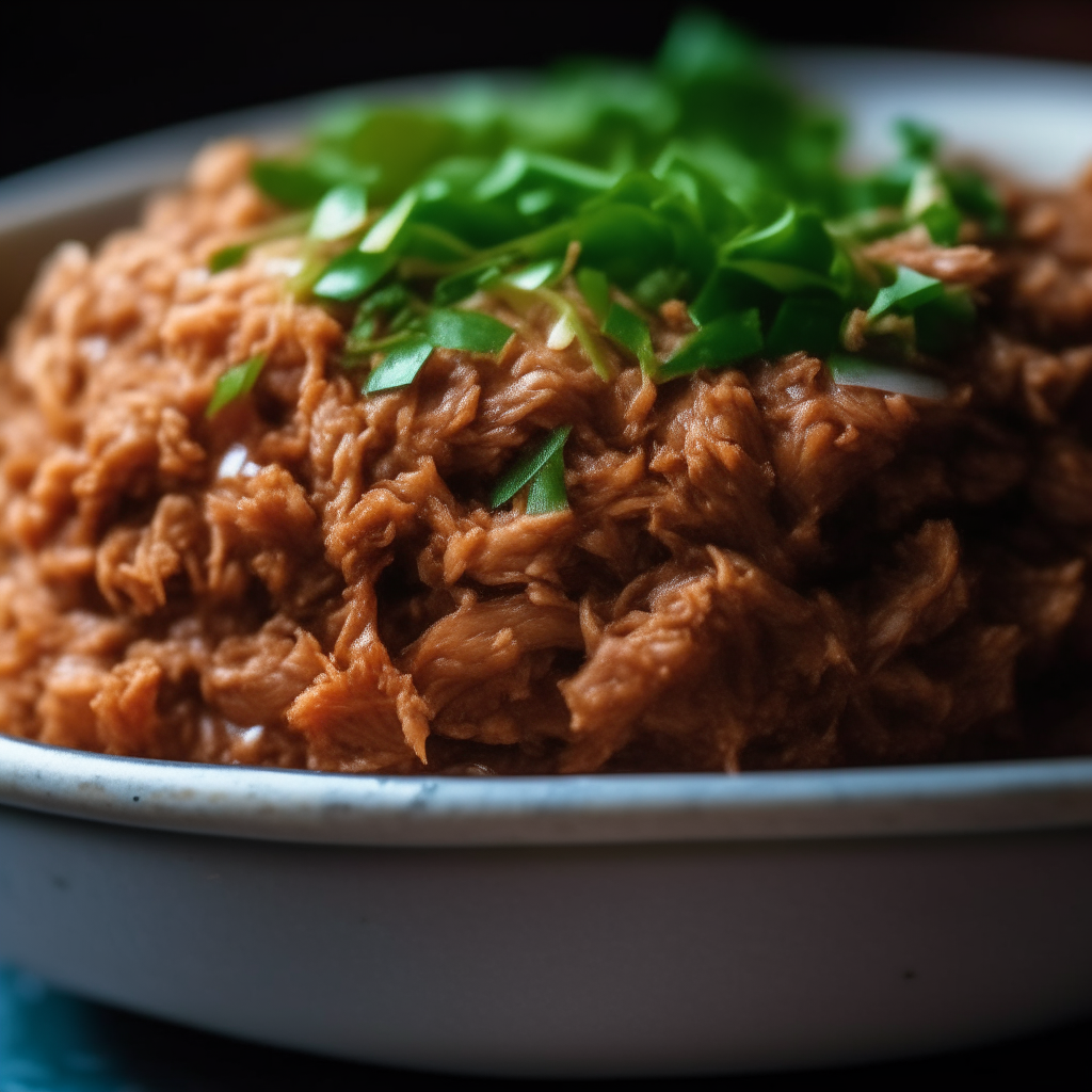 Photo of Asian turkey lettuce wraps in a crock pot, extremely sharp focus, bright studio lighting from the left, filling the frame