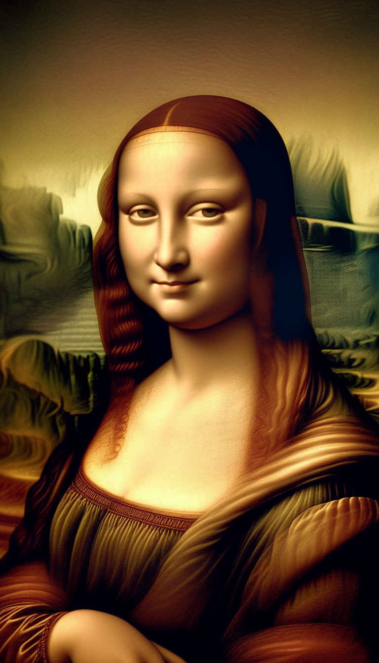 Leonardo da Vinci's, keep detail, follow the original, realistic, high resolution, best quality, ar:9:16