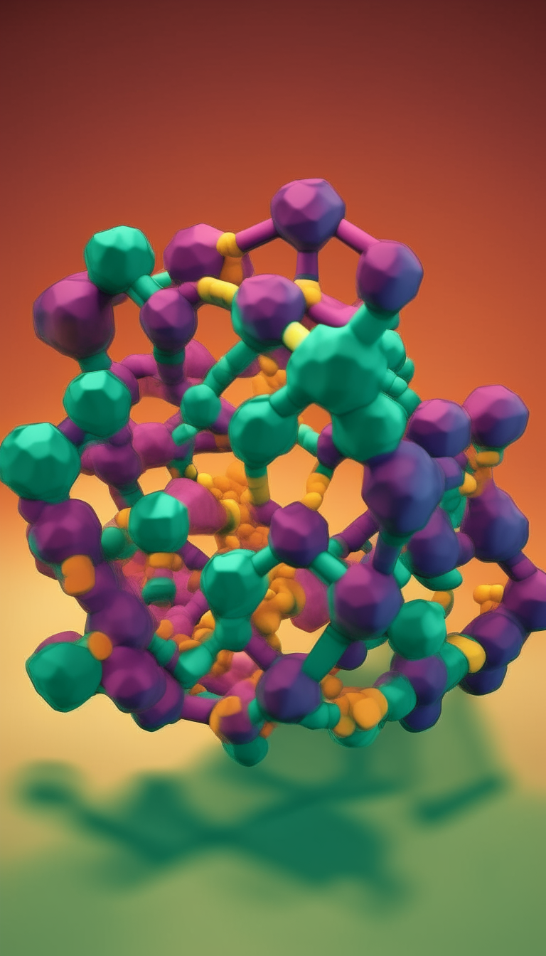 oxytocin hormone molecular structure, best quality, realistic, ar:9:16