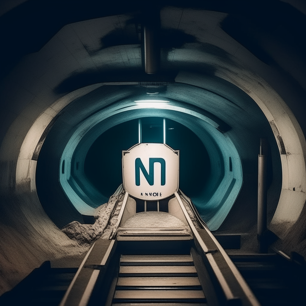 un logo in stile underground con una nave traghetto e la scritta NUEM