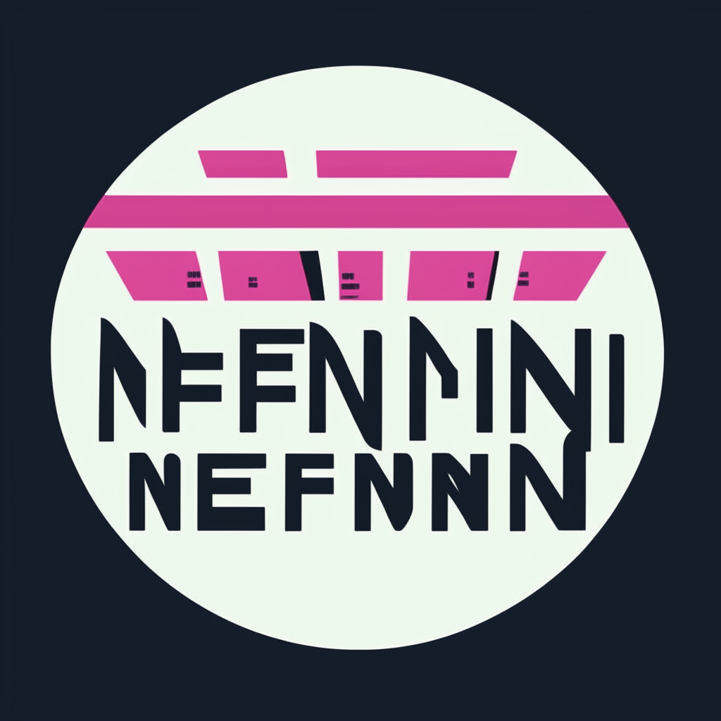 An alternate stylish logo with the text NEAPOLITAN UNDERGROUND ELECTRONIC MOVEMENT in a different bold, modern font