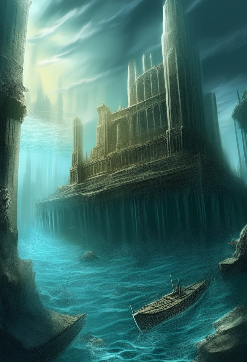 The subject Atlantis sinking in... Video by ProductiveSound0 Genmo