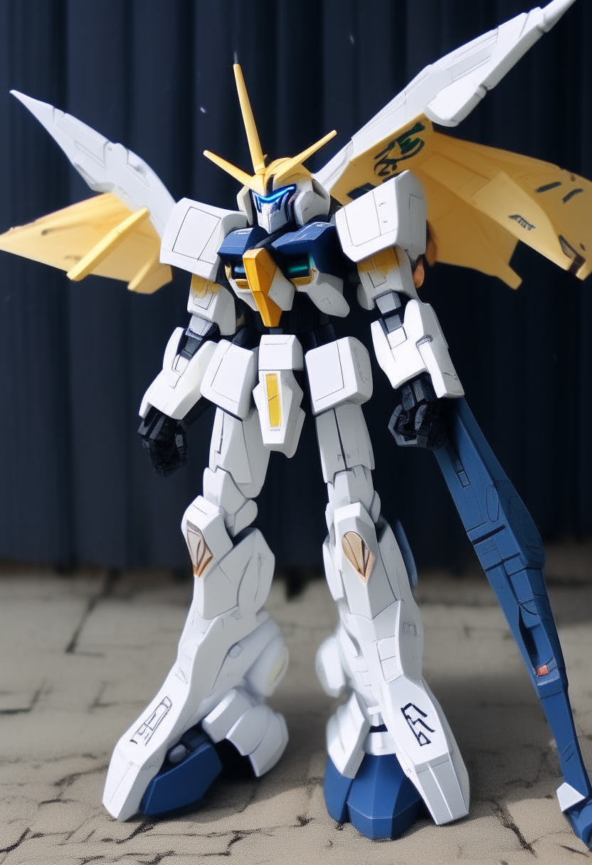 Gundam wings with umbrella 