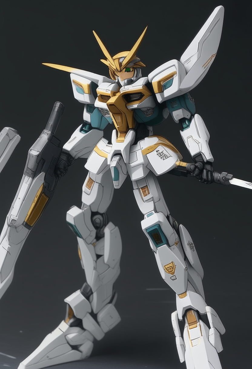 Gundam wings with spoon
