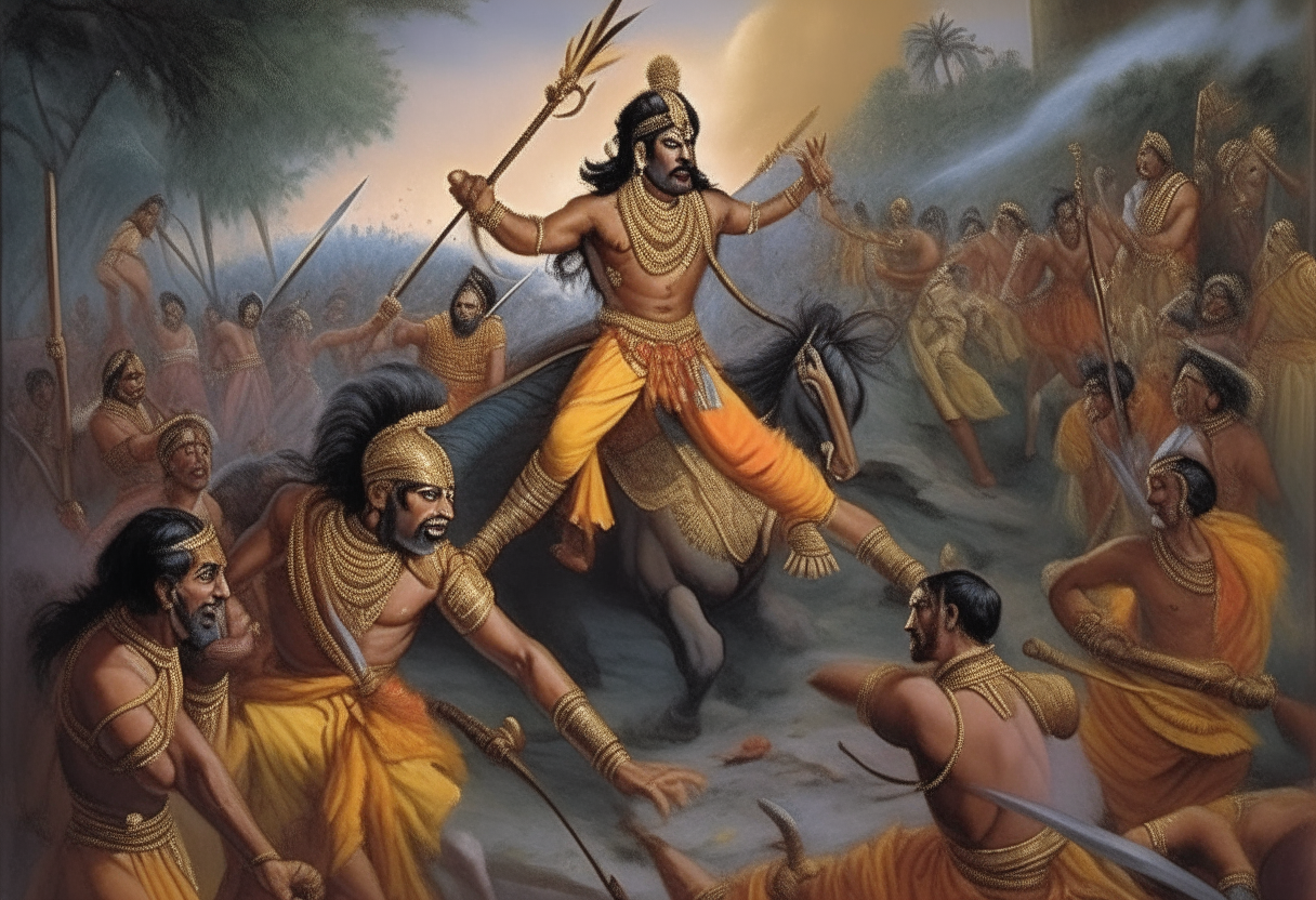 jarasandh attack krishna nagari