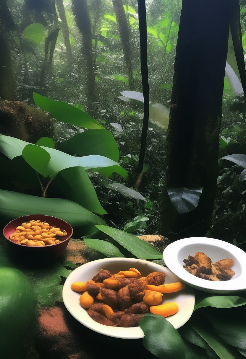 Snack in the jungle 