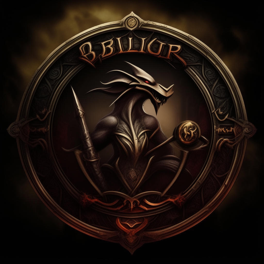 Baldur's Gate 3 logo in a fantasy style