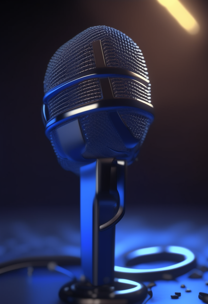 Termit singing with hold the microphone 