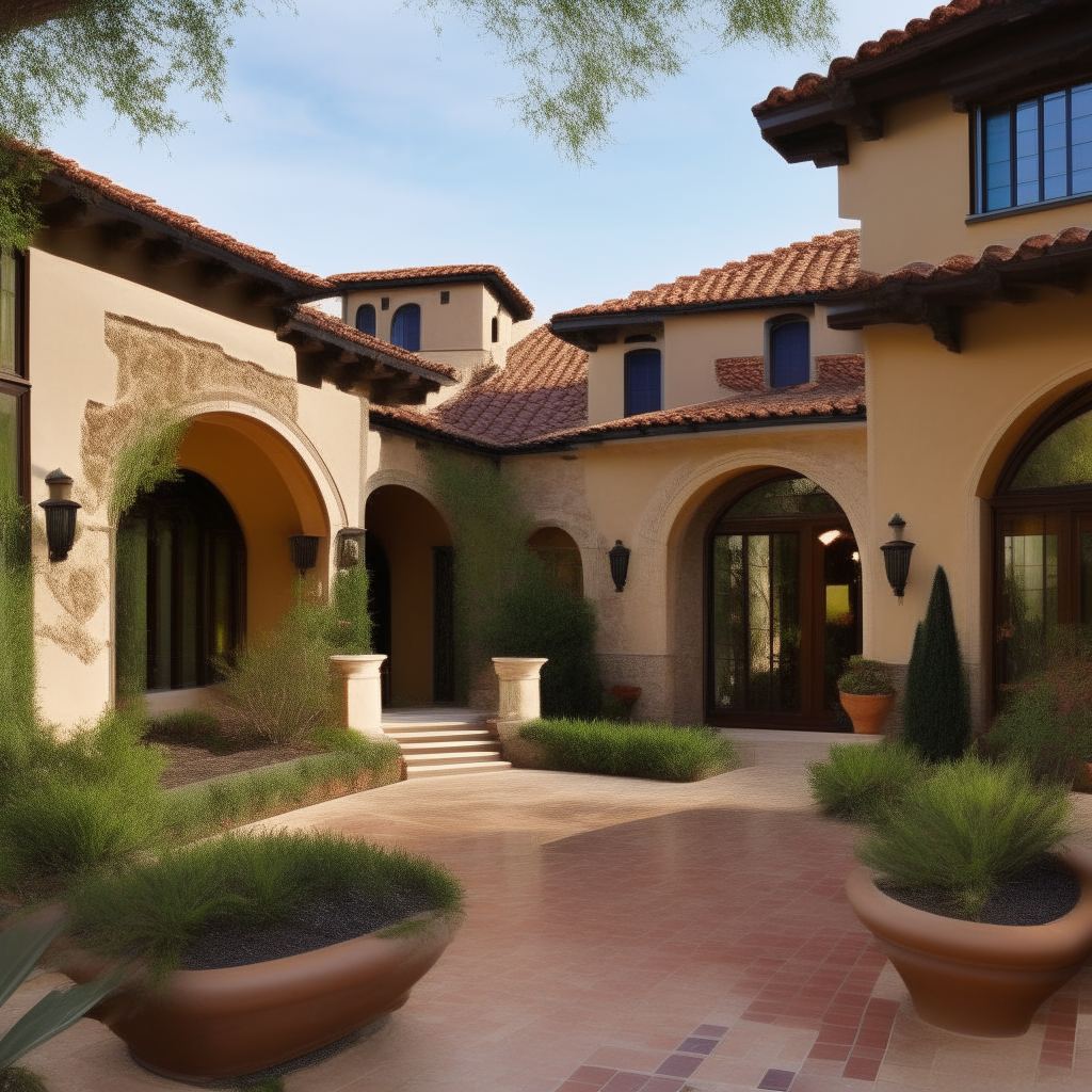 Luxurious Mediterranean Villa:

Embrace Mediterranean charm with warm colors, textured walls, and ornate details.
Use wrought iron accents, archways, and decorative tiles to evoke a sense of Mediterranean elegance.
Incorporate a central courtyard with a fountain or a pool to enhance the villa's beauty