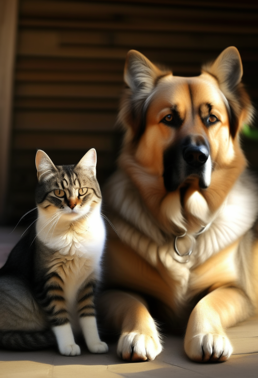 cat and dog