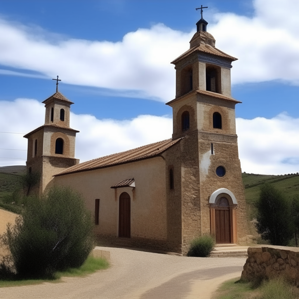 Un pueblo antioqueño con su iglesia y bien real