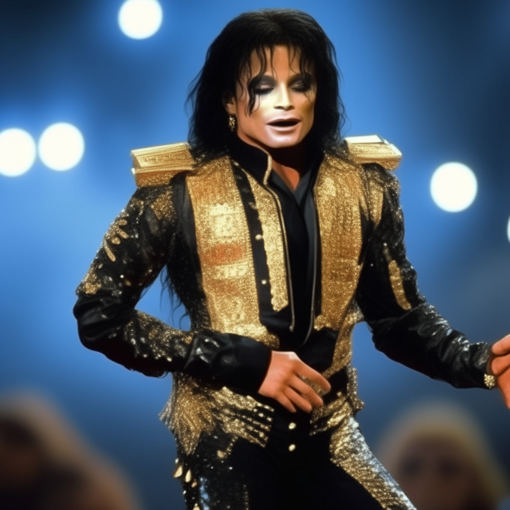 Michael Jackson en concierto lo más realista posible 