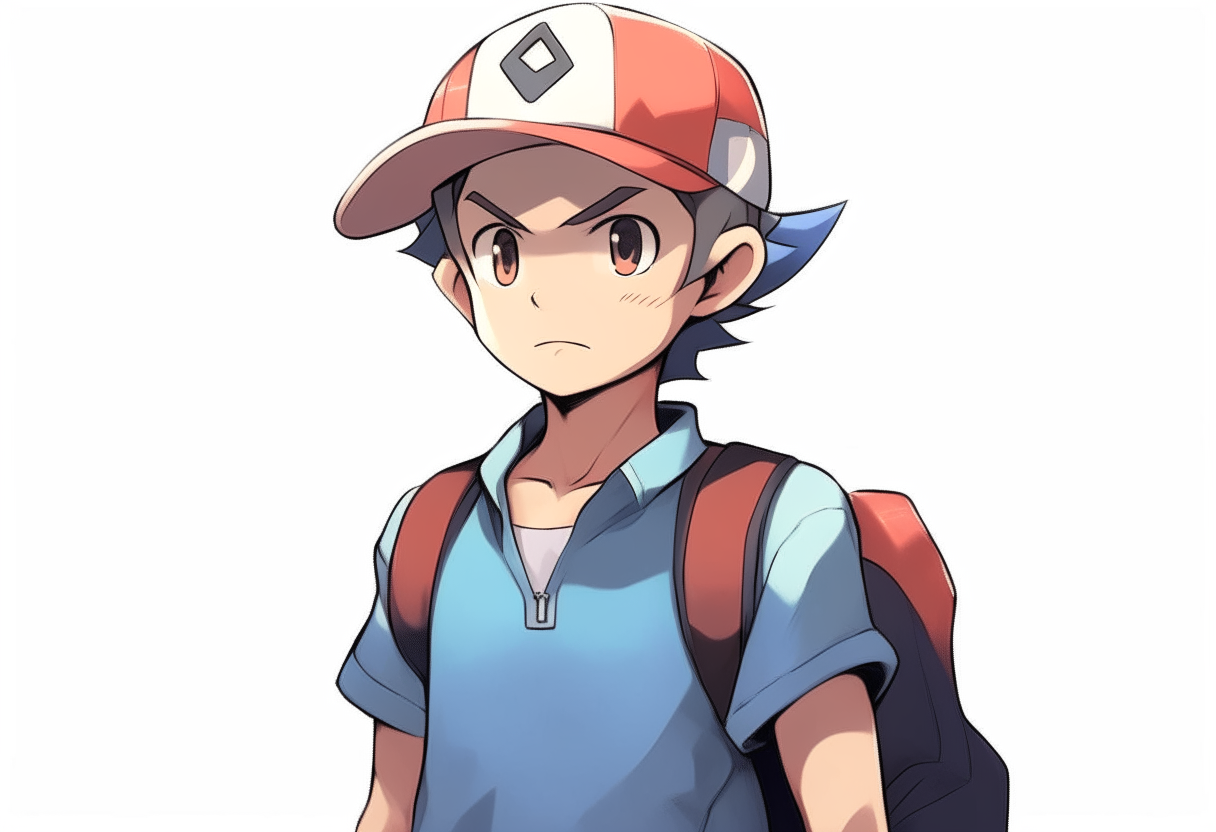 Pokemon cartoon character Ash