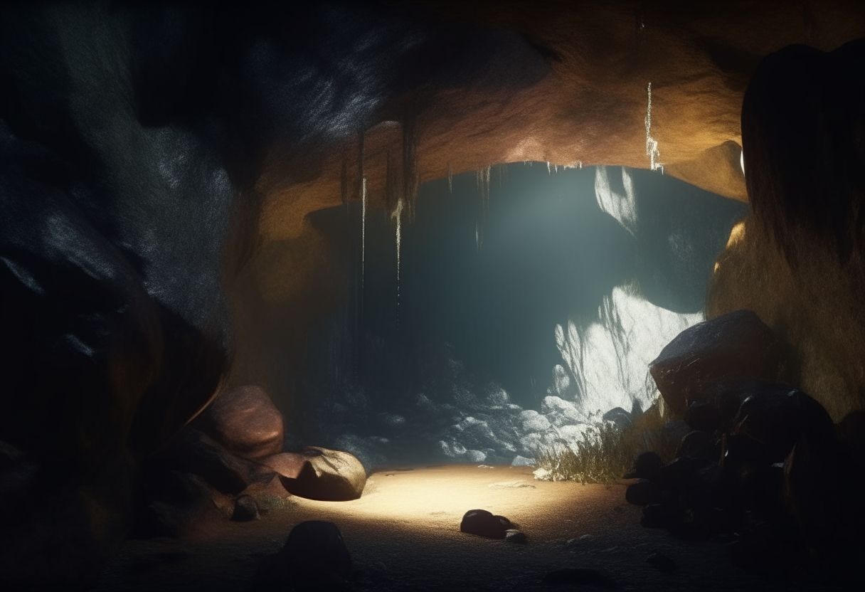 pretty jewel in cave 8k, cinematic, ultra realistic