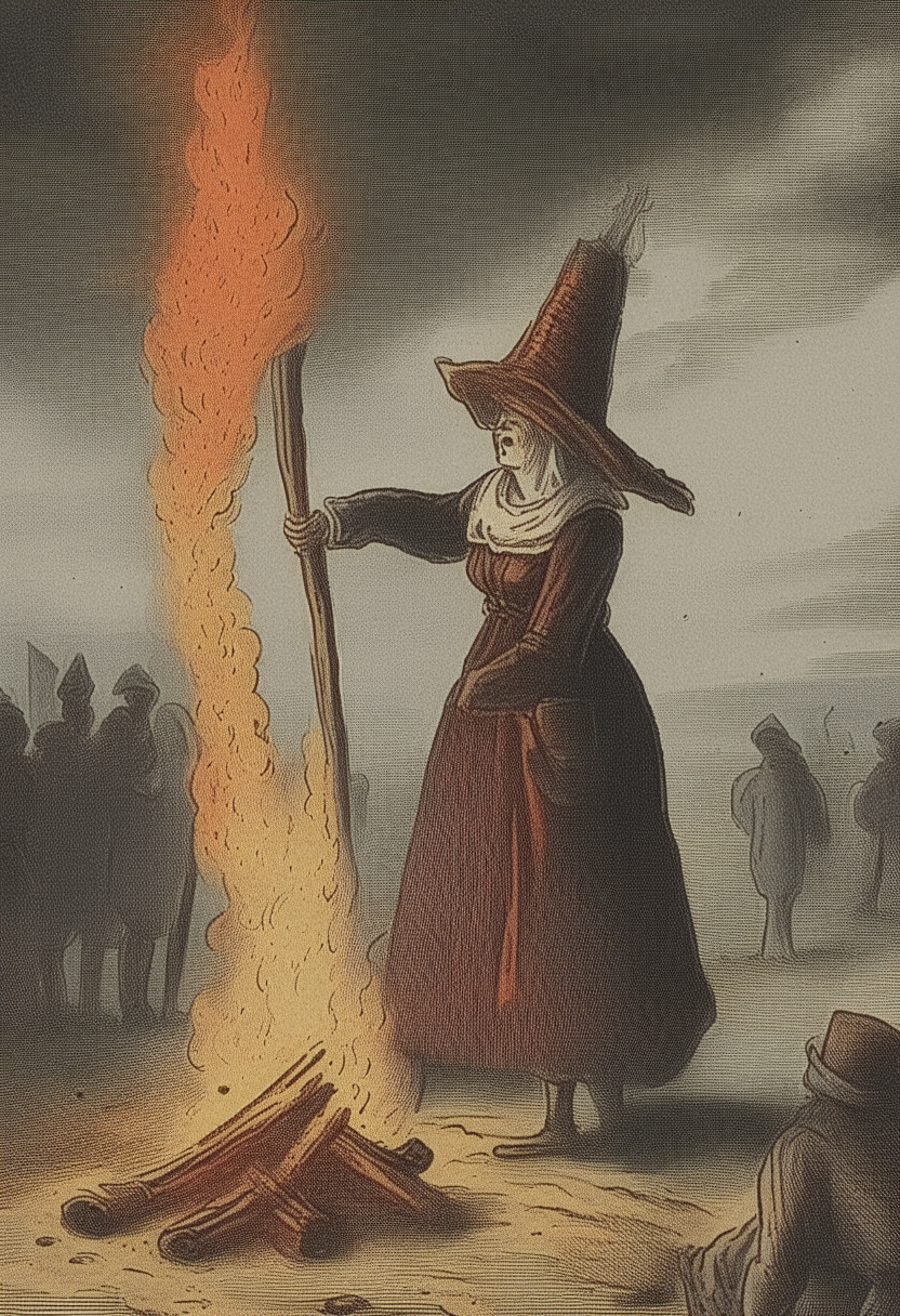 witch burnt at the stake