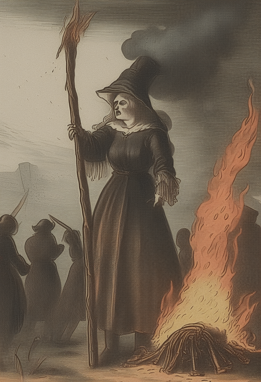 witch burnt at the stake