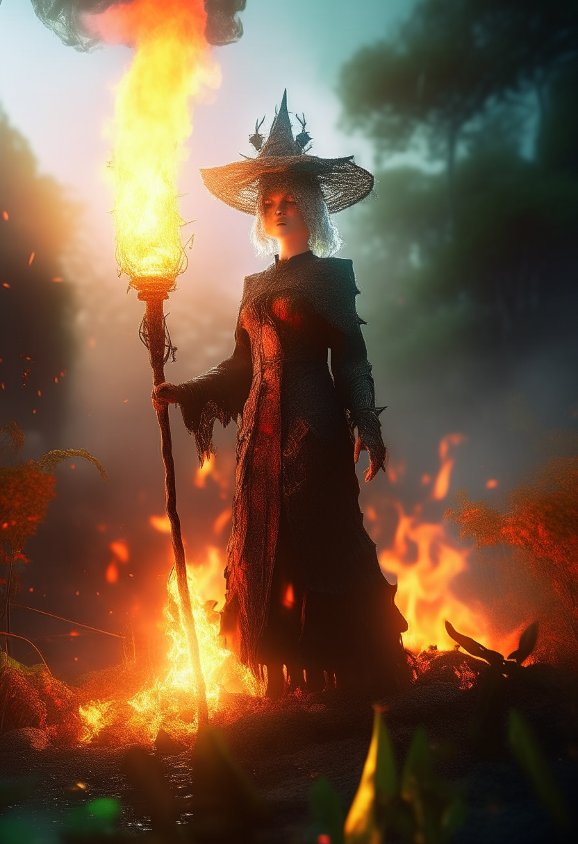 witch burnt at the stake