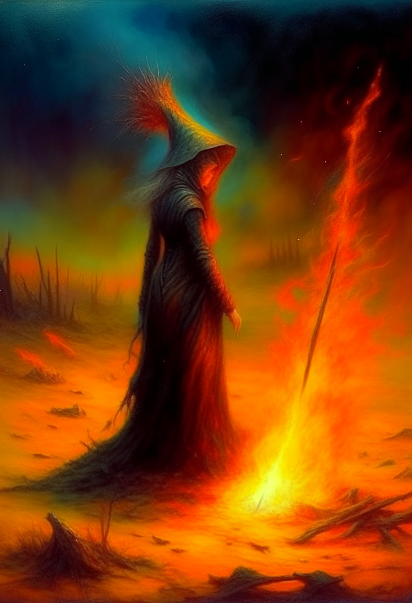 witch burnt at the stake