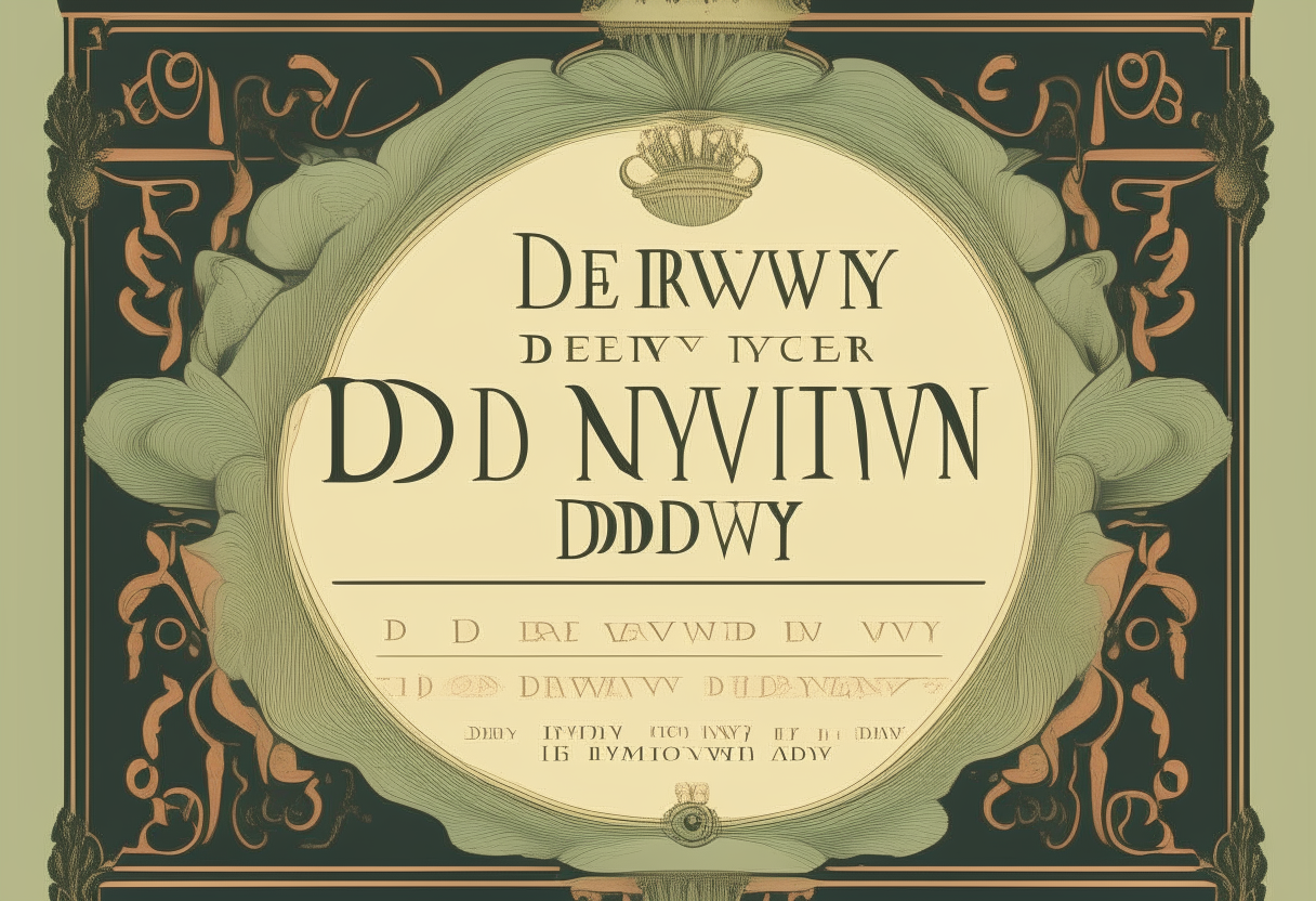 An elegant vintage style recipe title banner with the text 'The Dawn of Modernity: The Luxury of the 1910s' in an art nouveau inspired font.