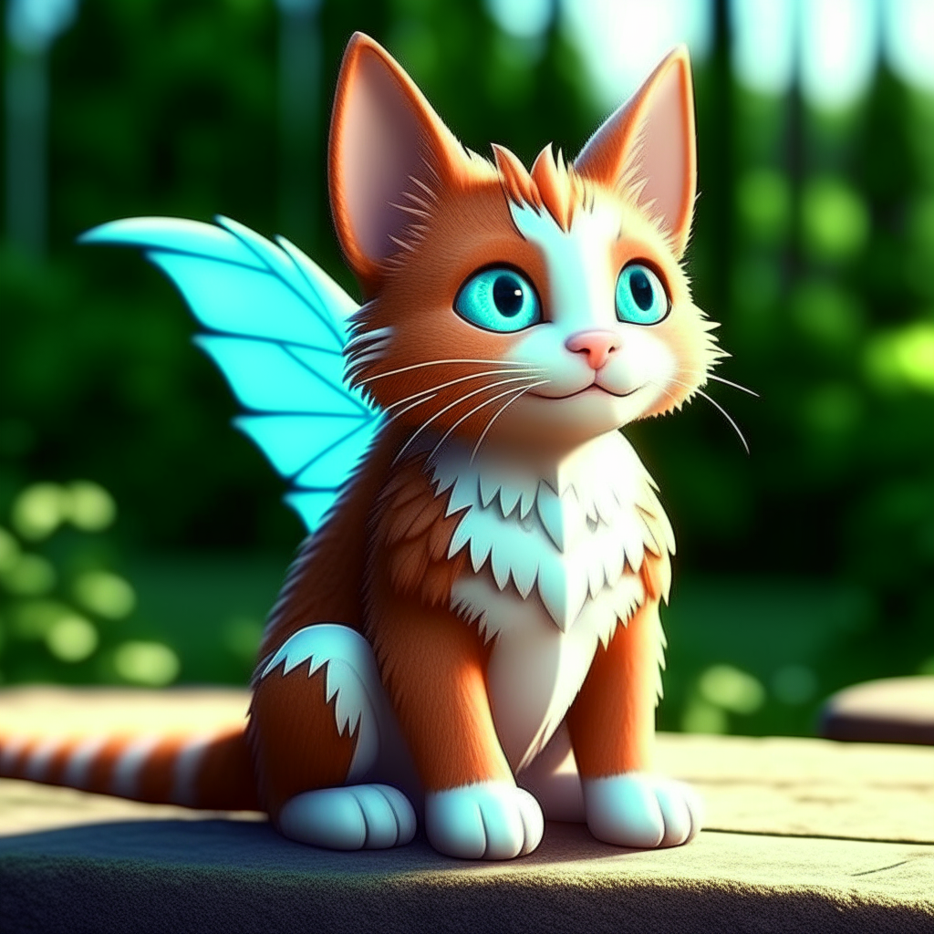 cute dragon cat