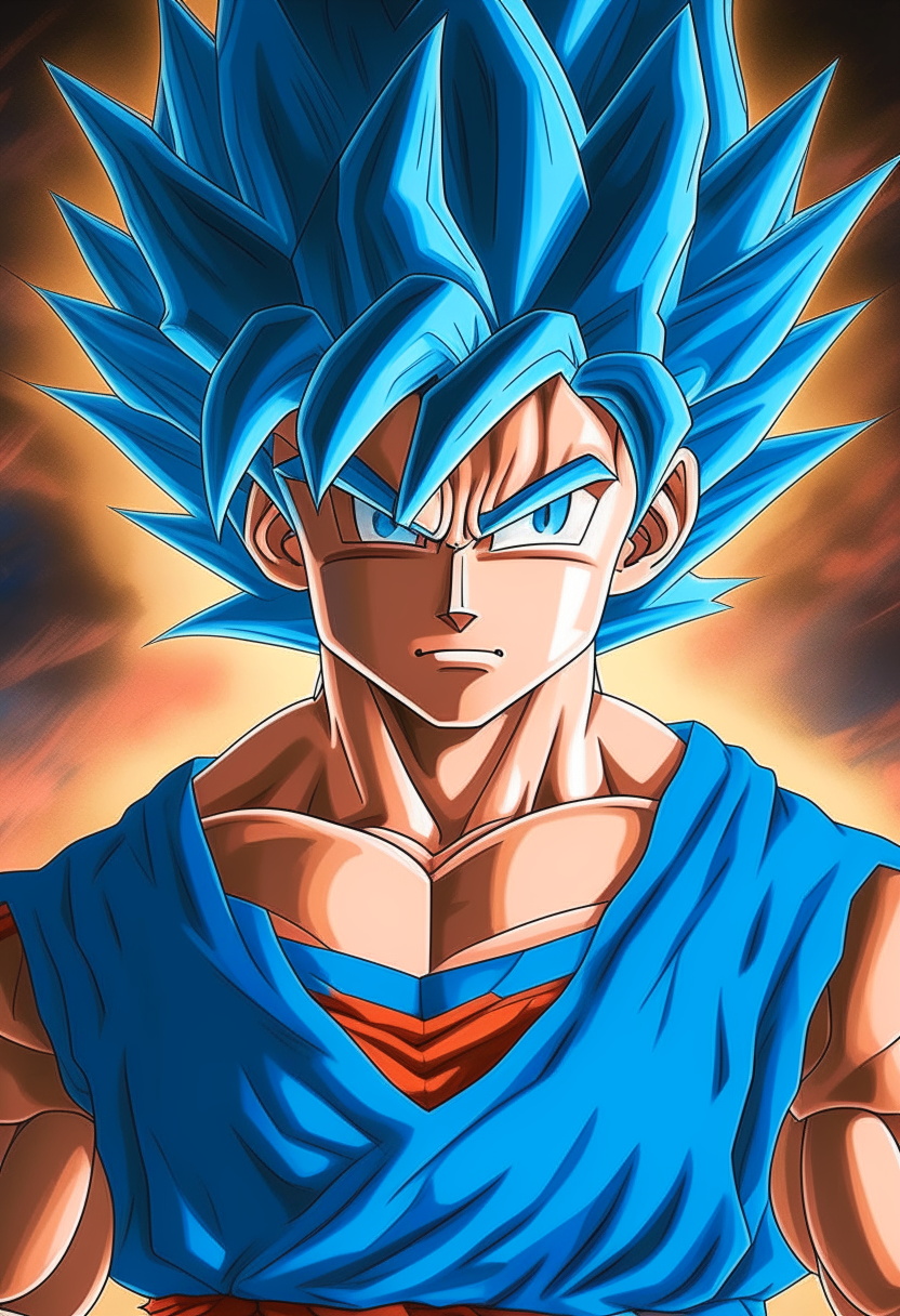 Goku blue saiya