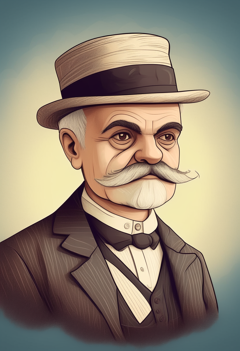 Create an image of a gentleman from Mão Postas Oranda na Prai