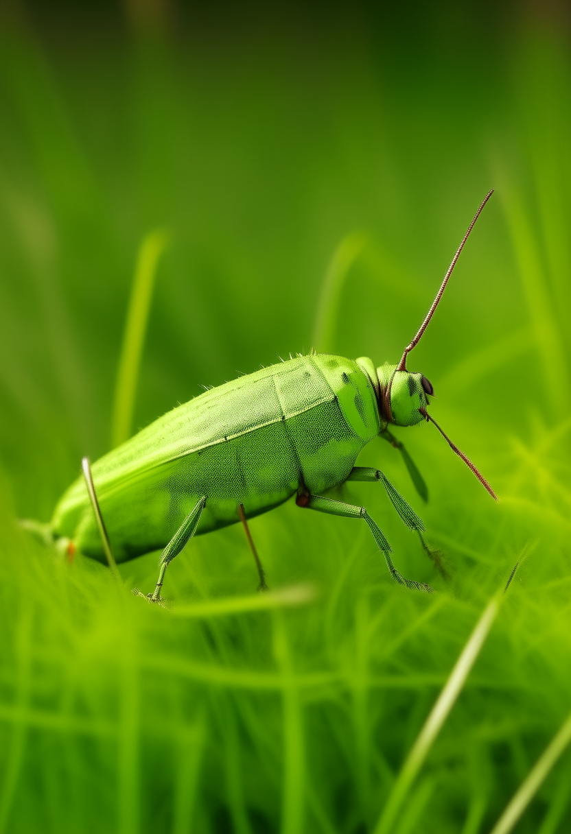 The green grass hooper