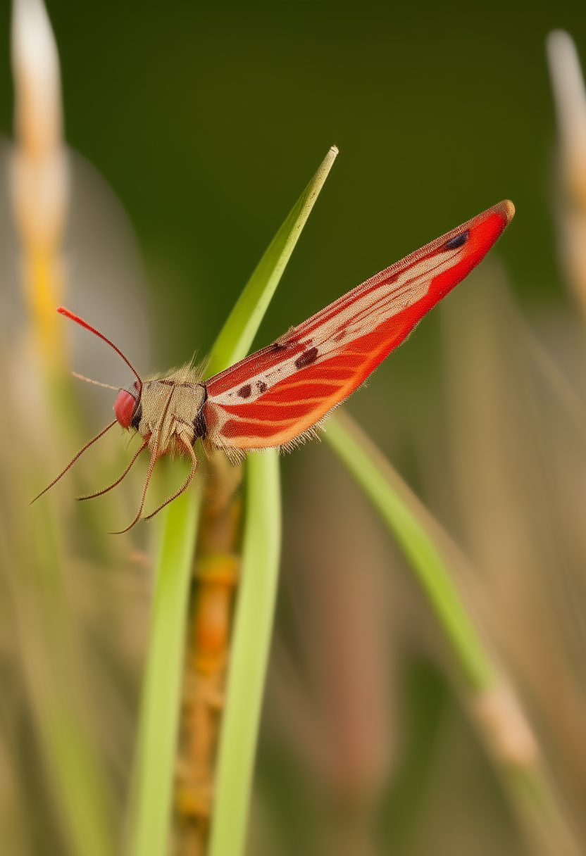 Red grass hooper