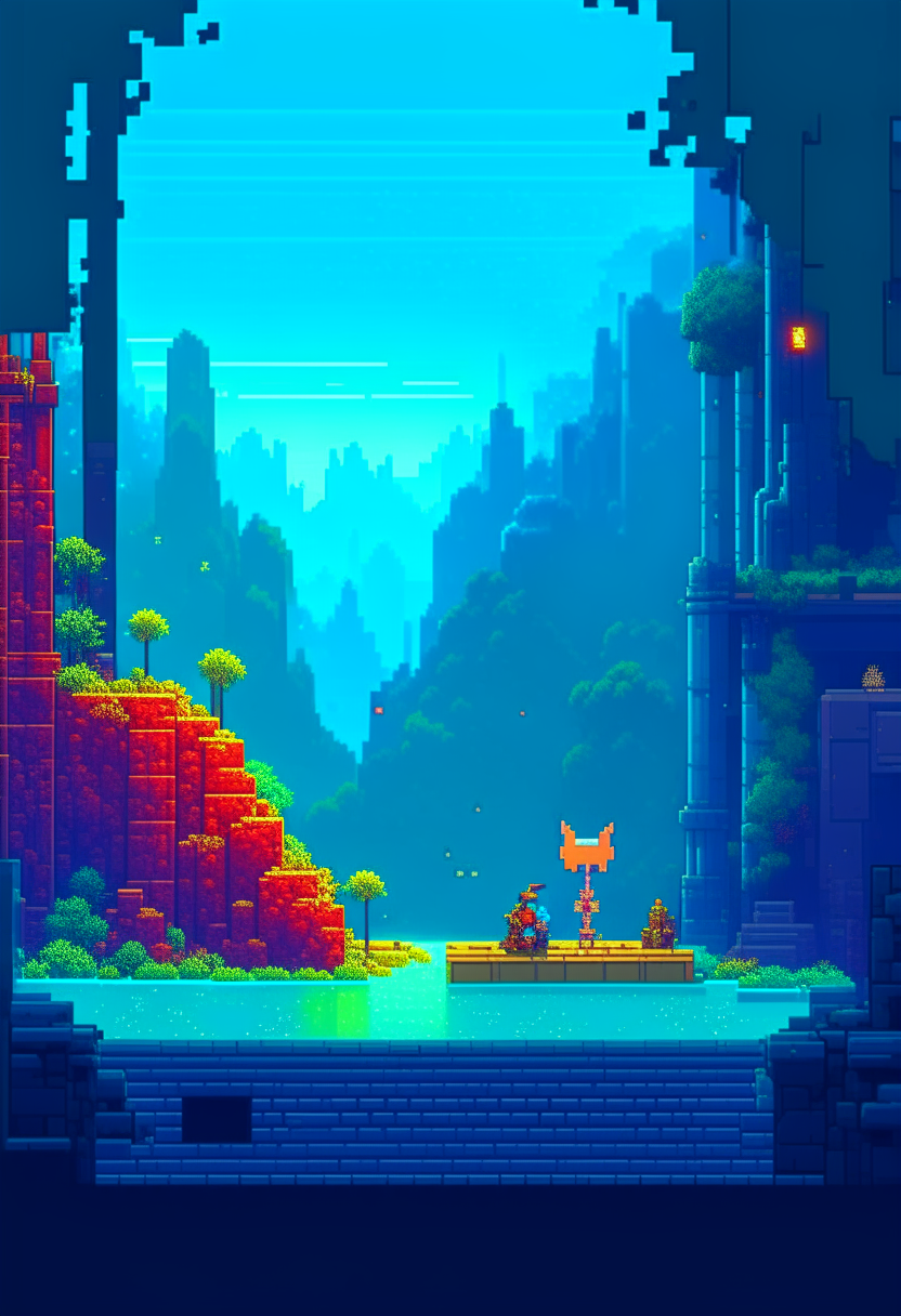 Embark on a pixelated adventure in a fantasy realm reminiscent of old-school RPGs. Navigate through dungeons, battle monsters, and solve puzzles to rescue the princess. The game features retro-inspired graphics and gameplay, paying homage to the golden age of role-playing games.