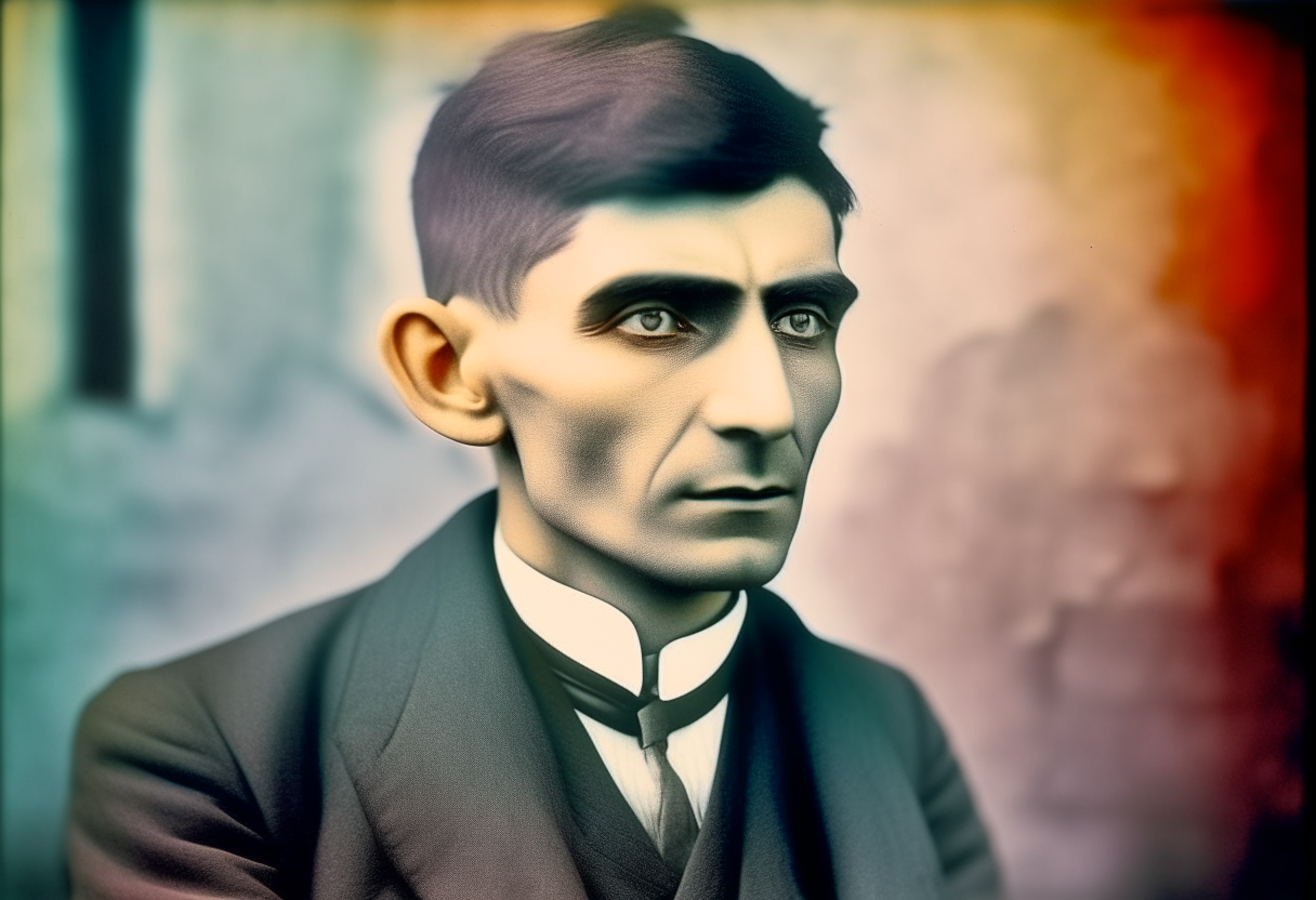 Franz Kafka photography a colour