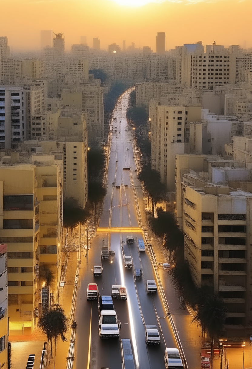 رجل جميل واضح الملامح والجسم مع حبيبته يمشيان ويحملان مظلات والجو ممطر داخل المدينة 