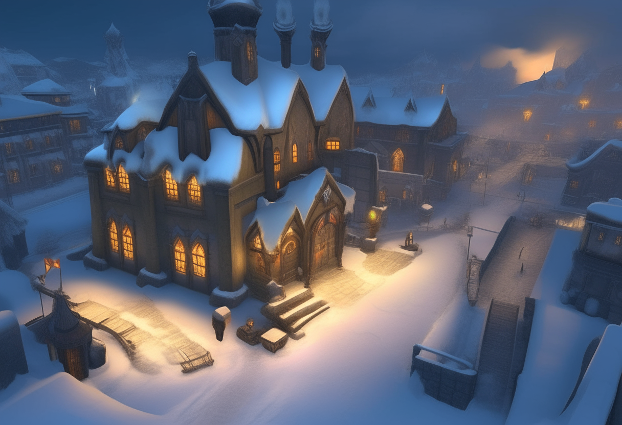 Ironforge in the snow?