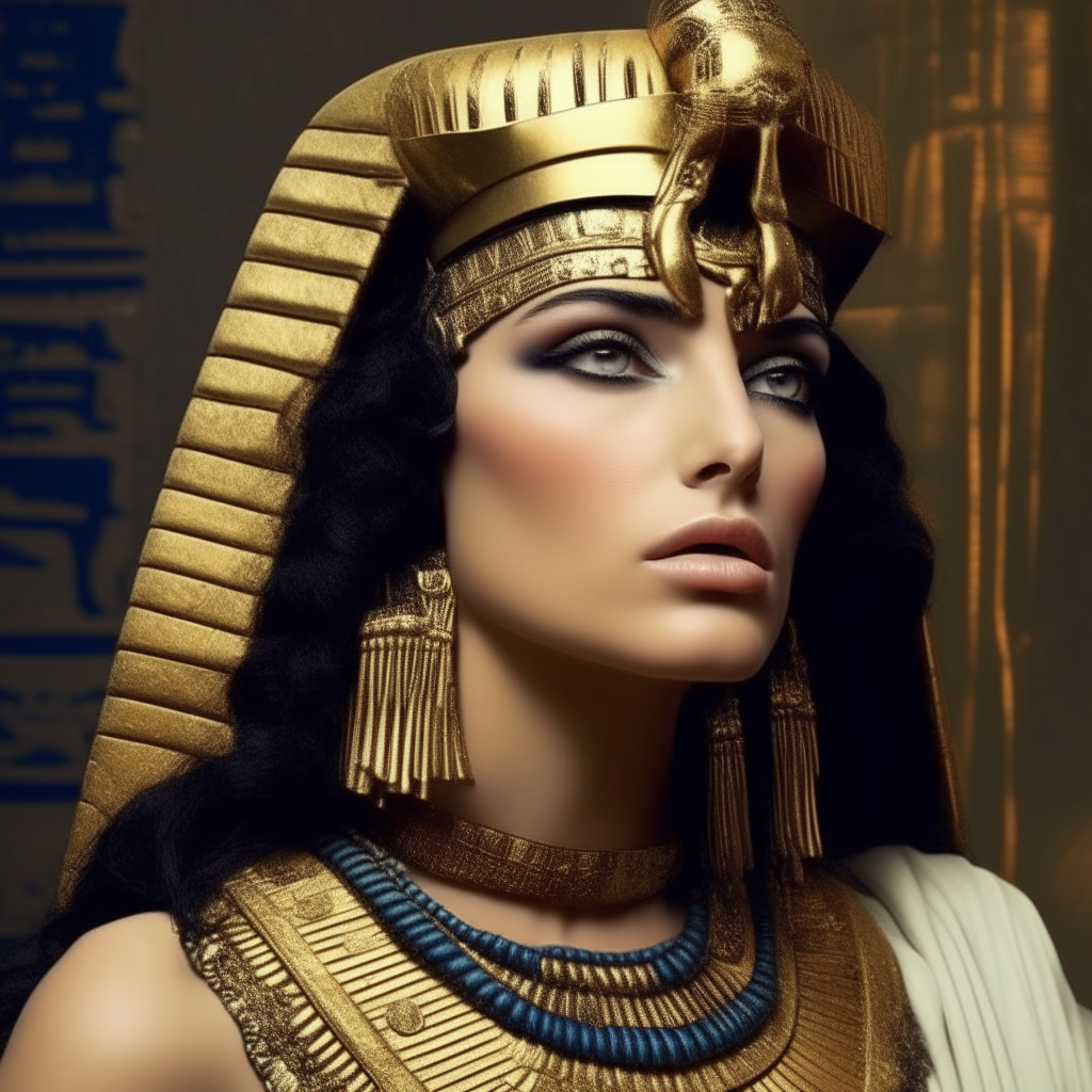 cleopatra looking like godness