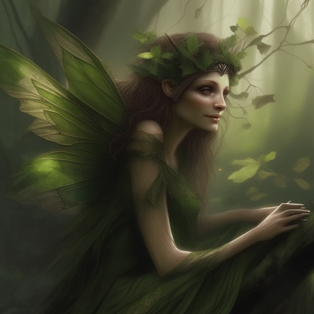 Ivy, on the other hand, had soft, mossy green wings and a mischievous glint in her eyes; her laughter was said to bring the forest to life.