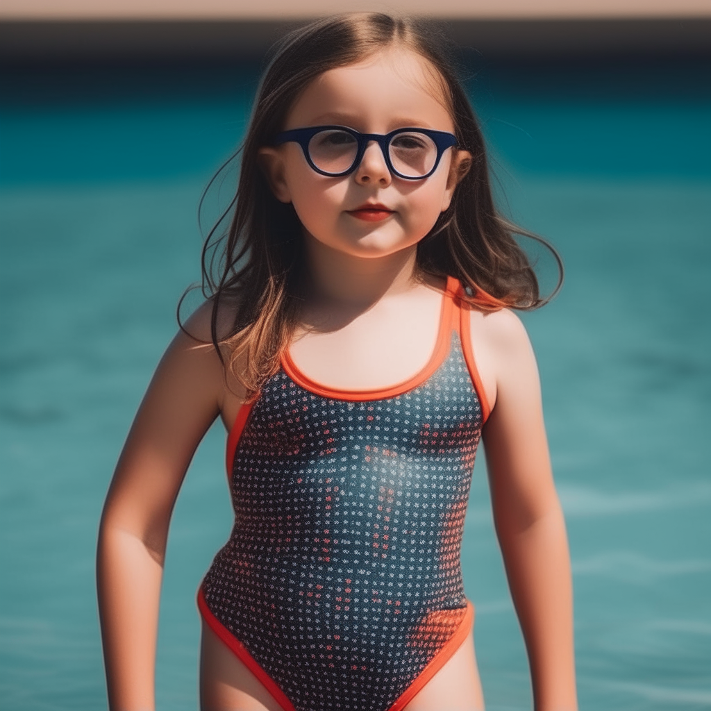 girl in a swimsuit