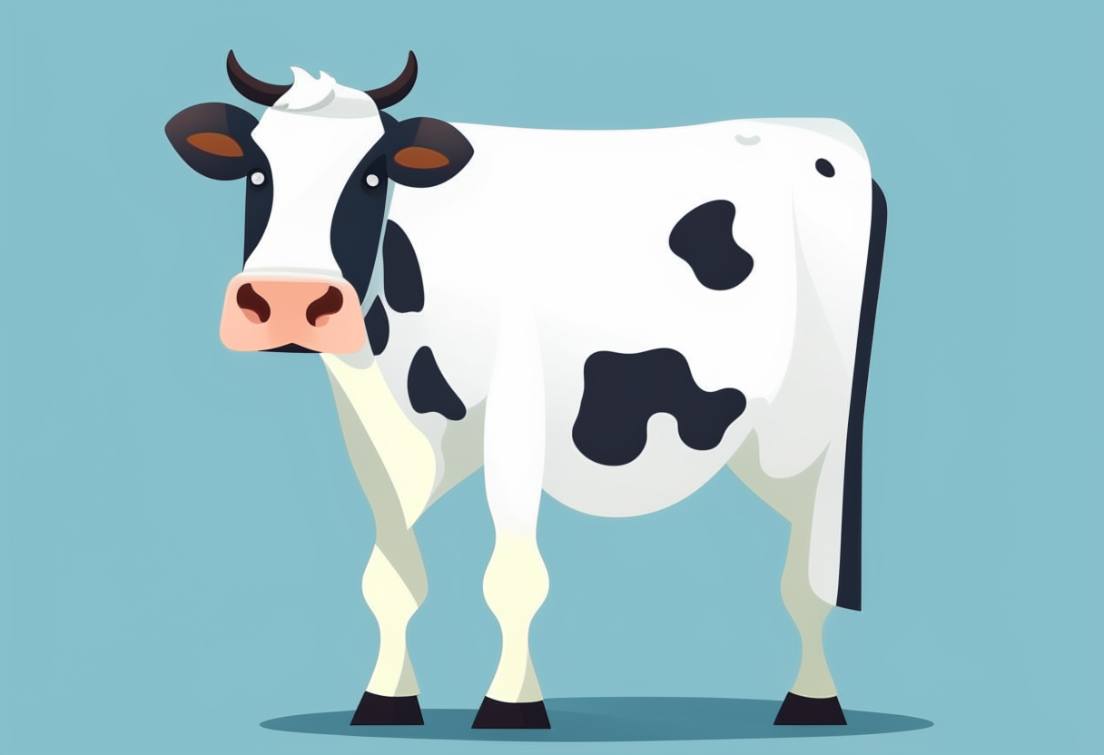 A flat cow 