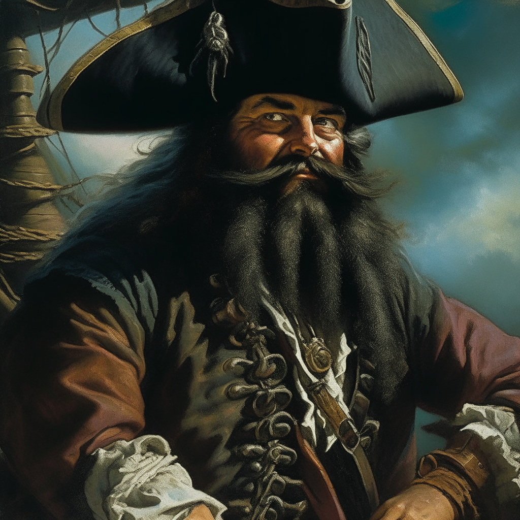 With the rest of his men, Blackbeard humbled himself before the governor of North Carolina and sought the king's forgiveness. In reality, Blackbeard had no intention of renouncing piracy at all