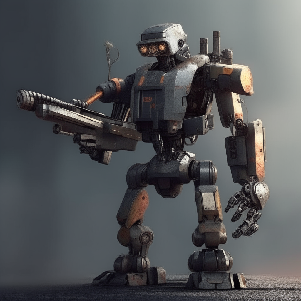 Robot with Weapon