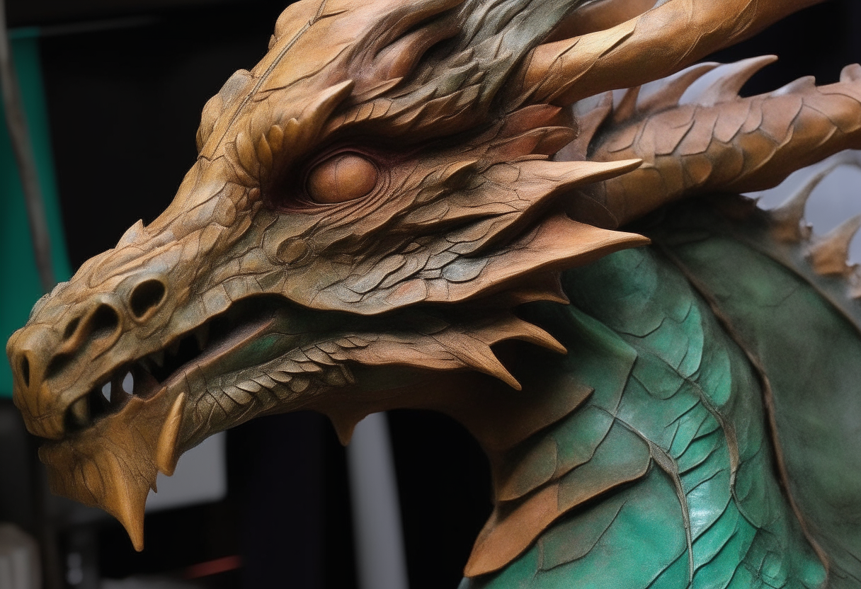 dragon's body matching the head image