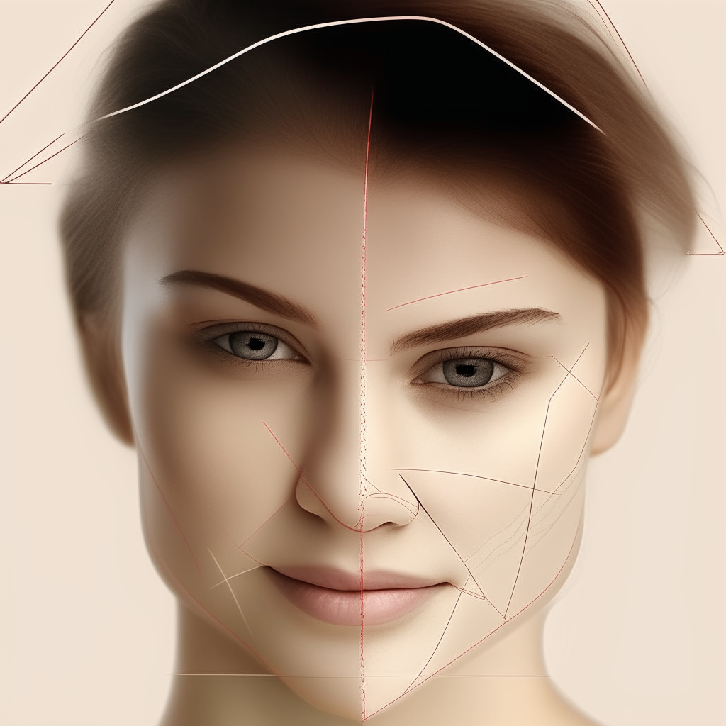add facial features like image 1