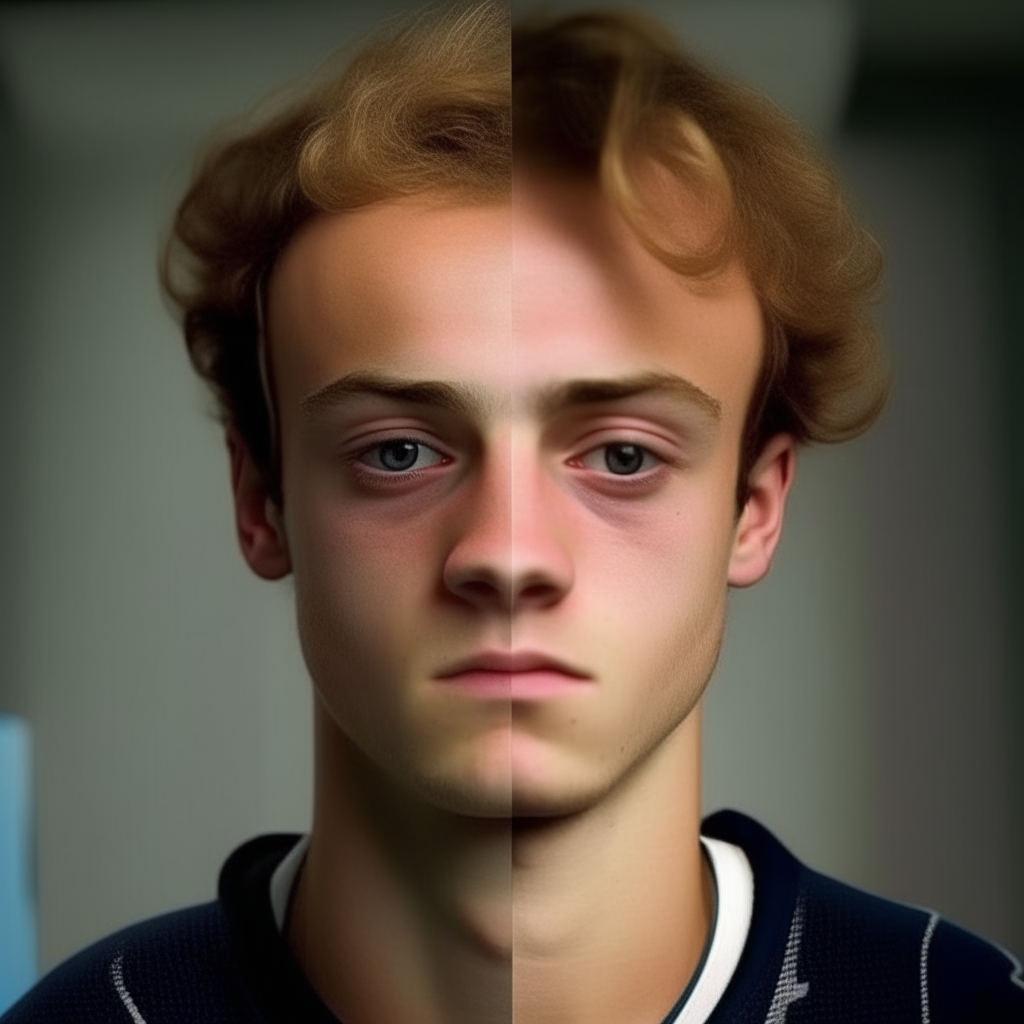 Edit image-2 to look like Danny Griffin, the British twin brother of the soccer player