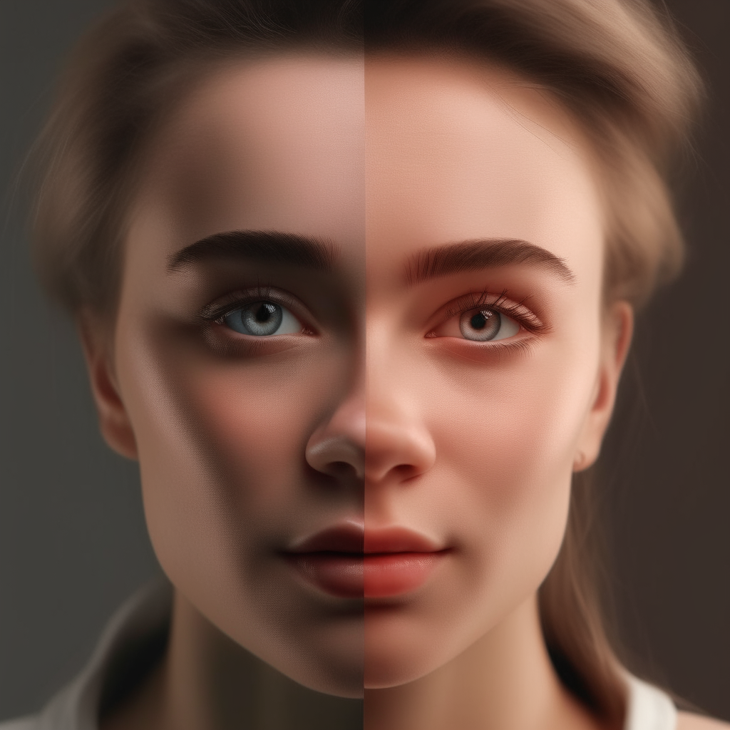 Edit image-6 to incorporate facial features from the close-up in image-3
