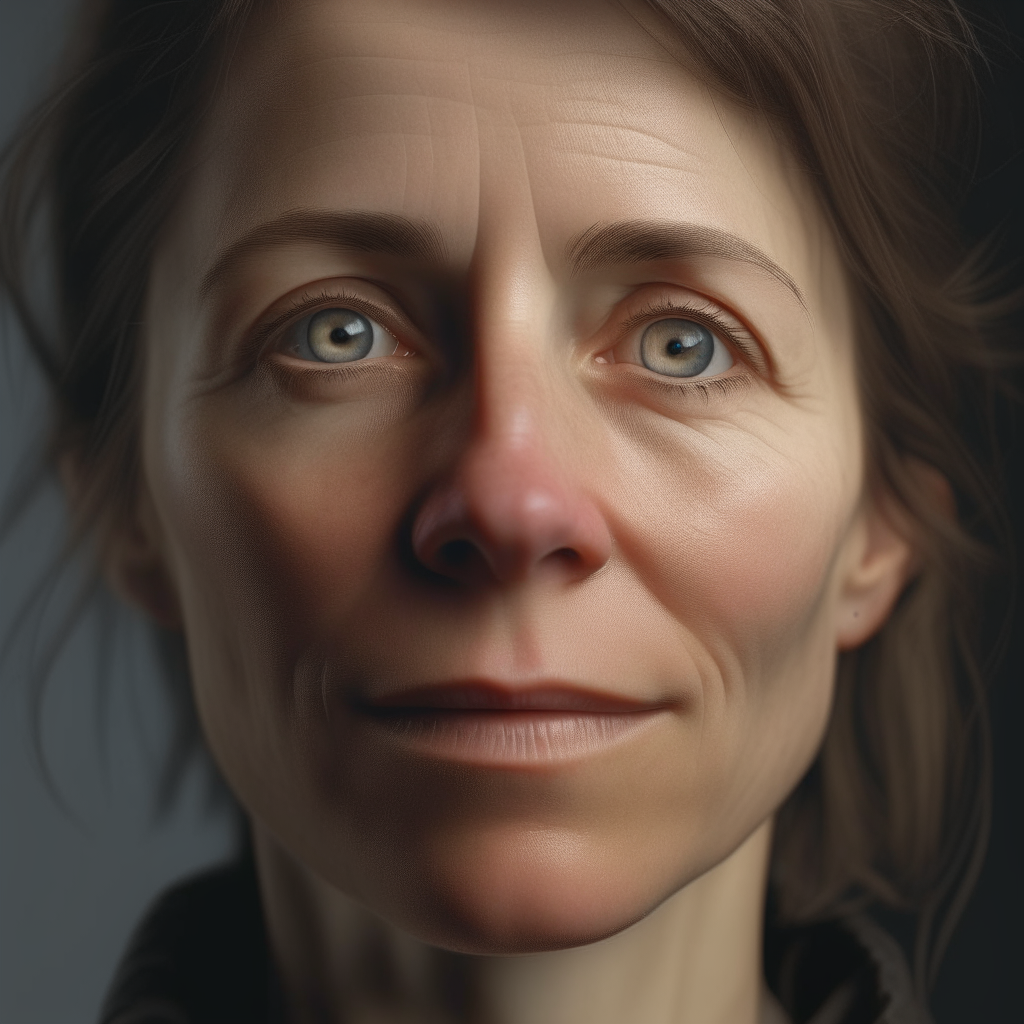 A portrait of the person shown in the close-up image-3.