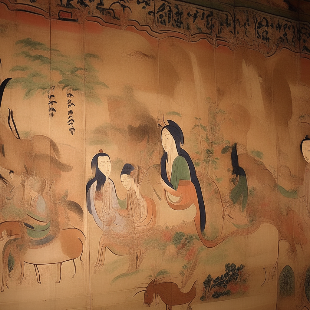 Dunhuang murals inherit the deformation technique of traditional painting and skillfully create various figures, animals and plants. Different times have different aesthetic views, with more romantic elements and distinctive image features. After the Sui and Tang Dynasties, the three-dimensional sense was stronger and the realism became increasingly strong.